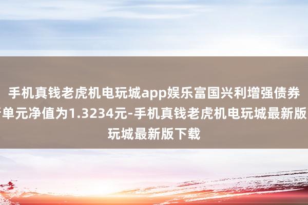 手机真钱老虎机电玩城app娱乐富国兴利增强债券最新单元净值为1.3234元-手机真钱老虎机电玩城最新版下载