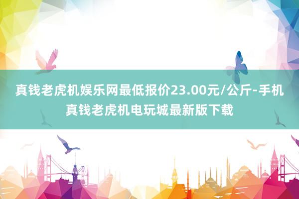 真钱老虎机娱乐网最低报价23.00元/公斤-手机真钱老虎机电玩城最新版下载